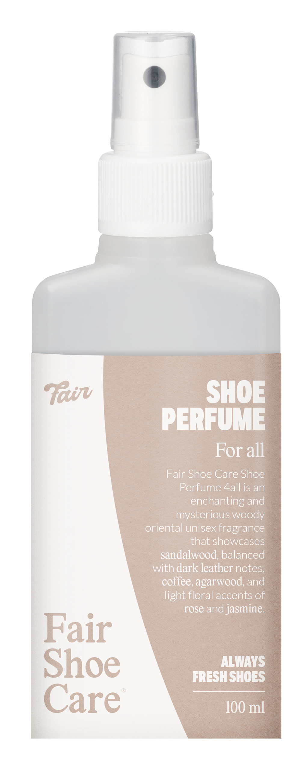 Fair Shoe Care Shoe Perfume For All 100 ml spuitfles in verpakking