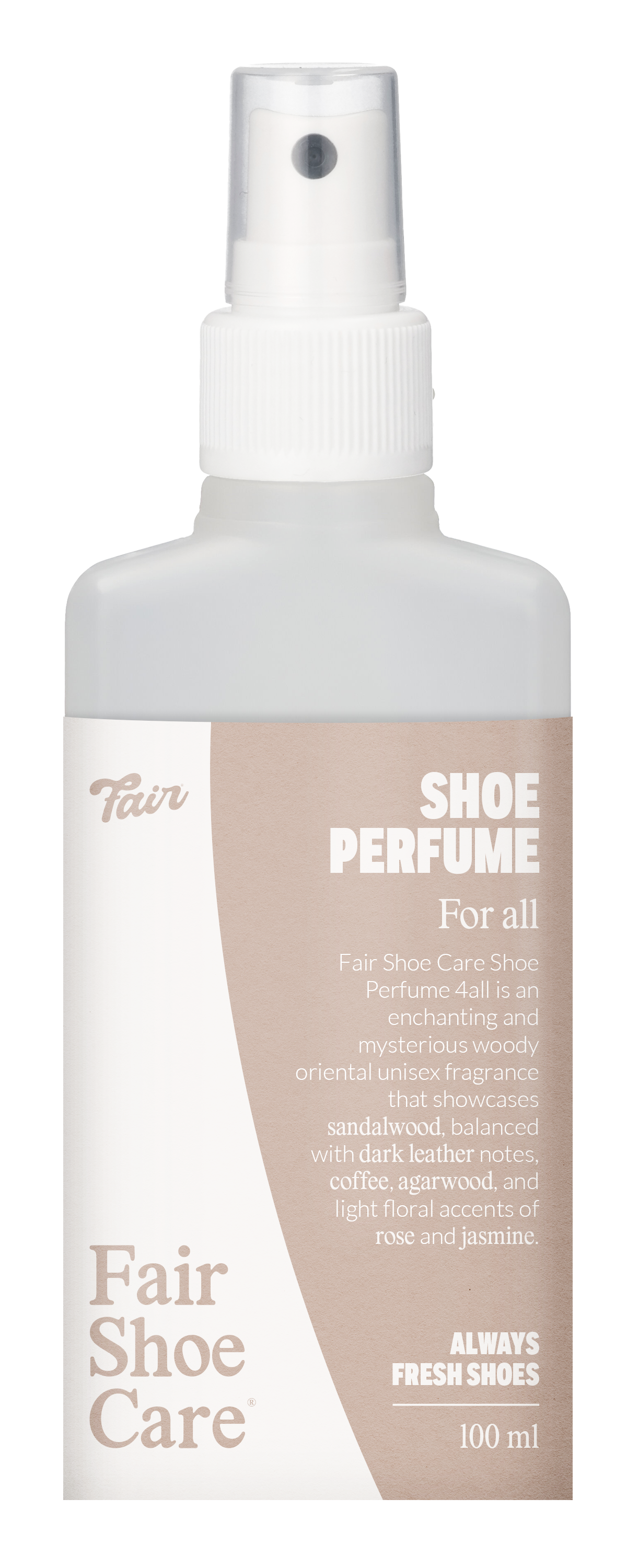 Fair Shoe Care Shoe Perfume For All 100 ml spuitfles in verpakking