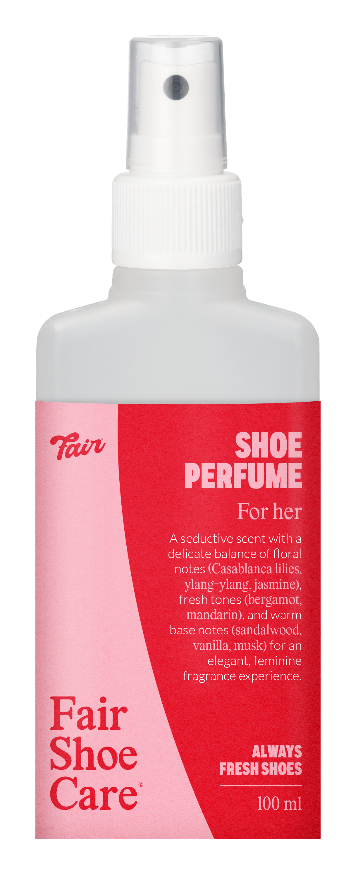 Fair Shoe Care Shoe Perfume For Her 100 ml spuitfles in verpakking