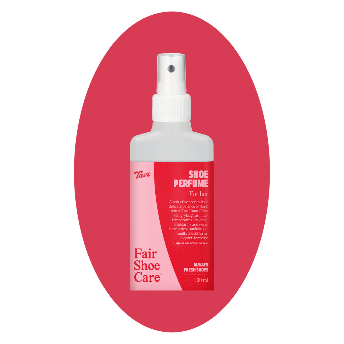 Fair Shoe Care Shoe Perfume For Her spuitfles 100 ml