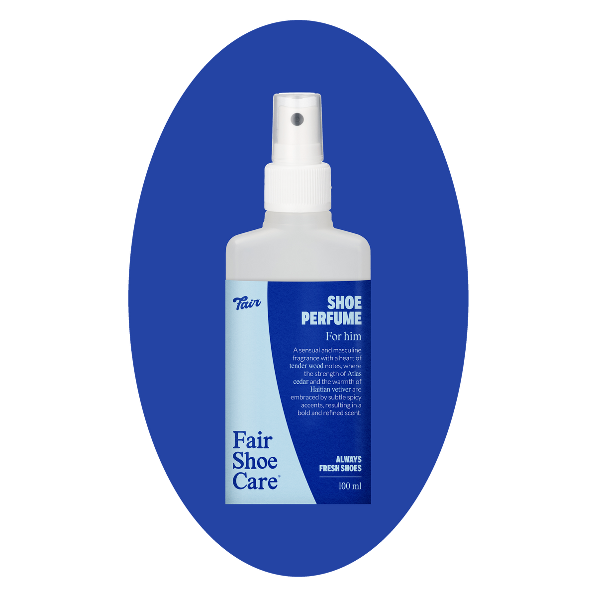 Fair Shoe Care Shoe Perfume For Him spuitfles 100 ml